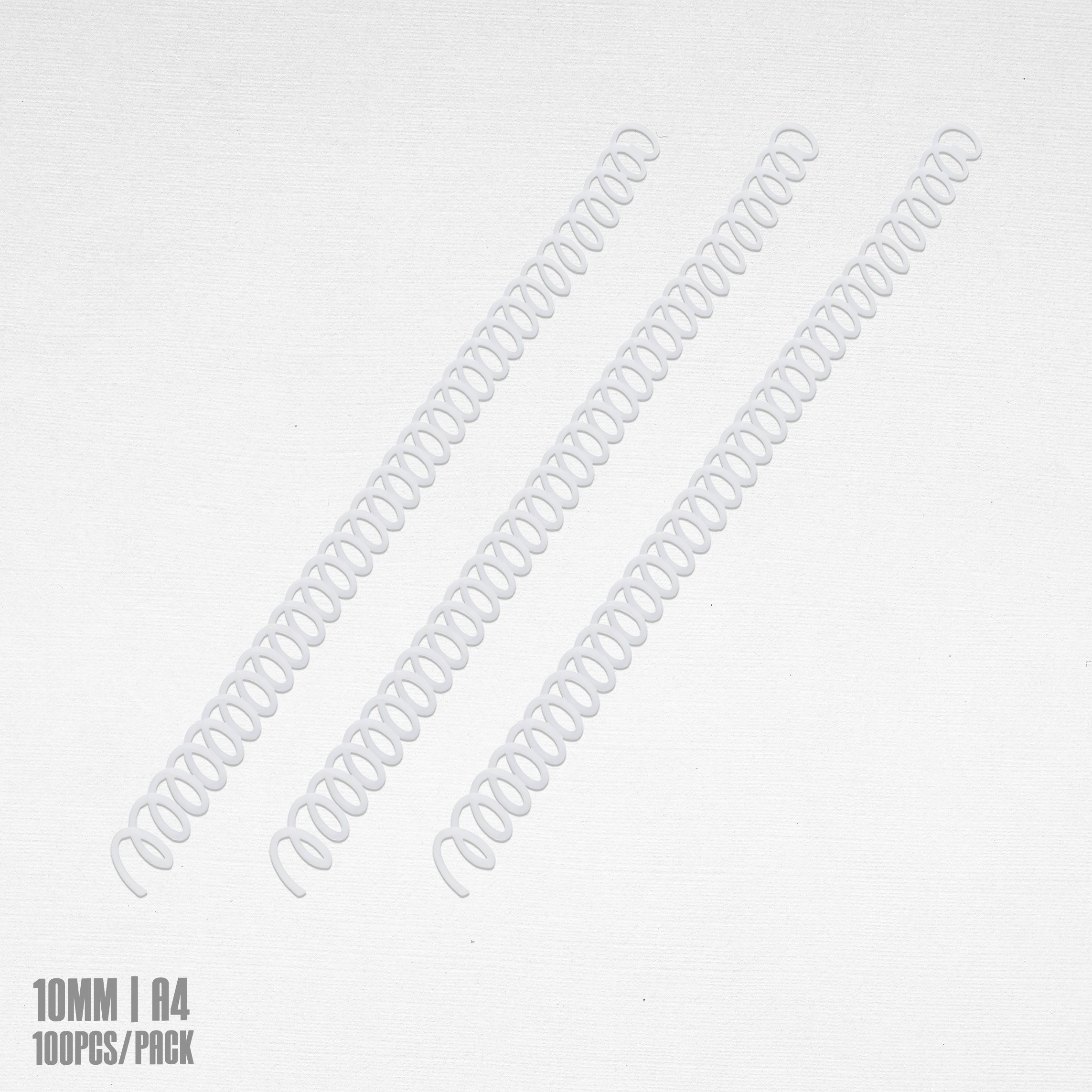 PLASTIC Spiral Binding Coil 100pcs/pack