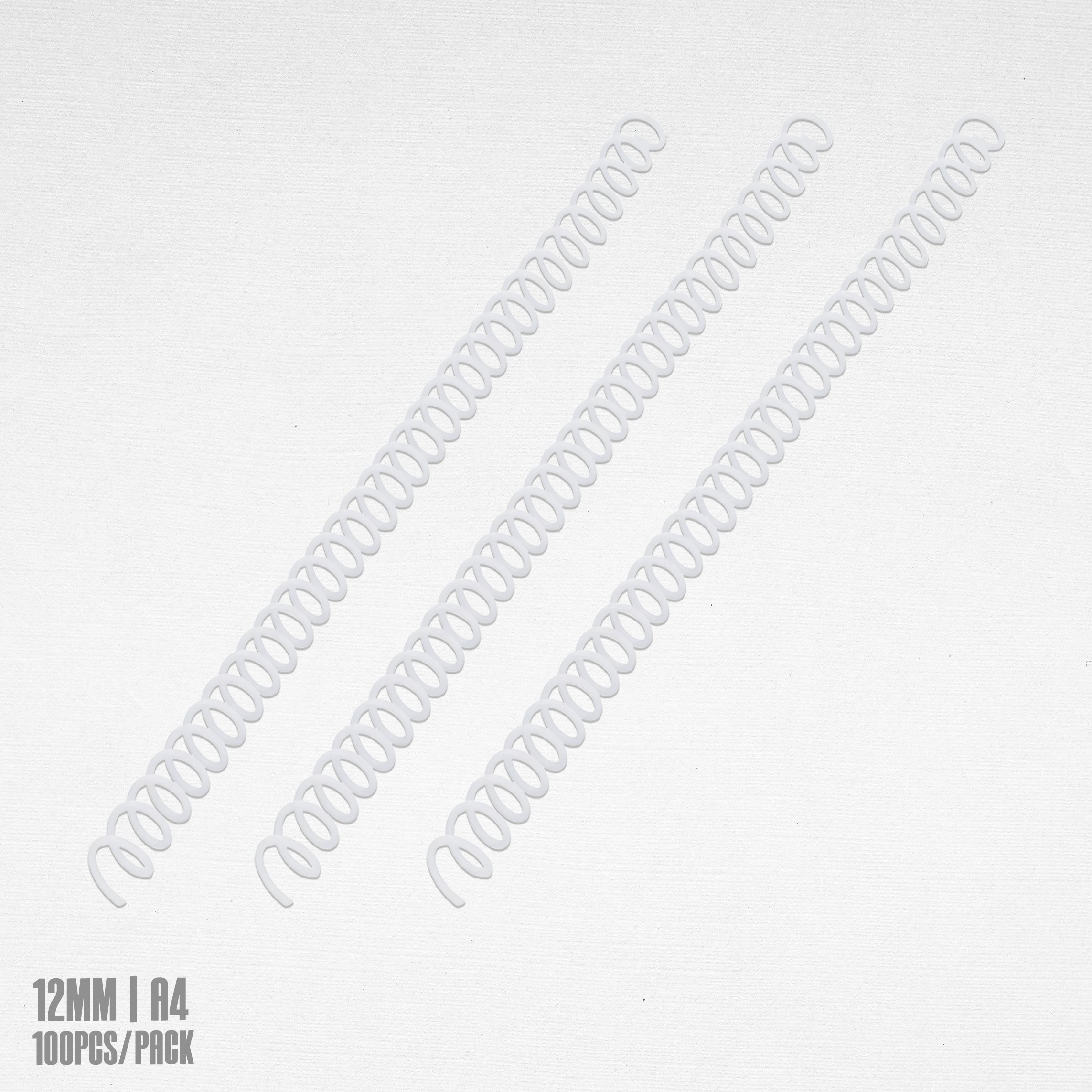 PLASTIC Spiral Binding Coil 100pcs/pack