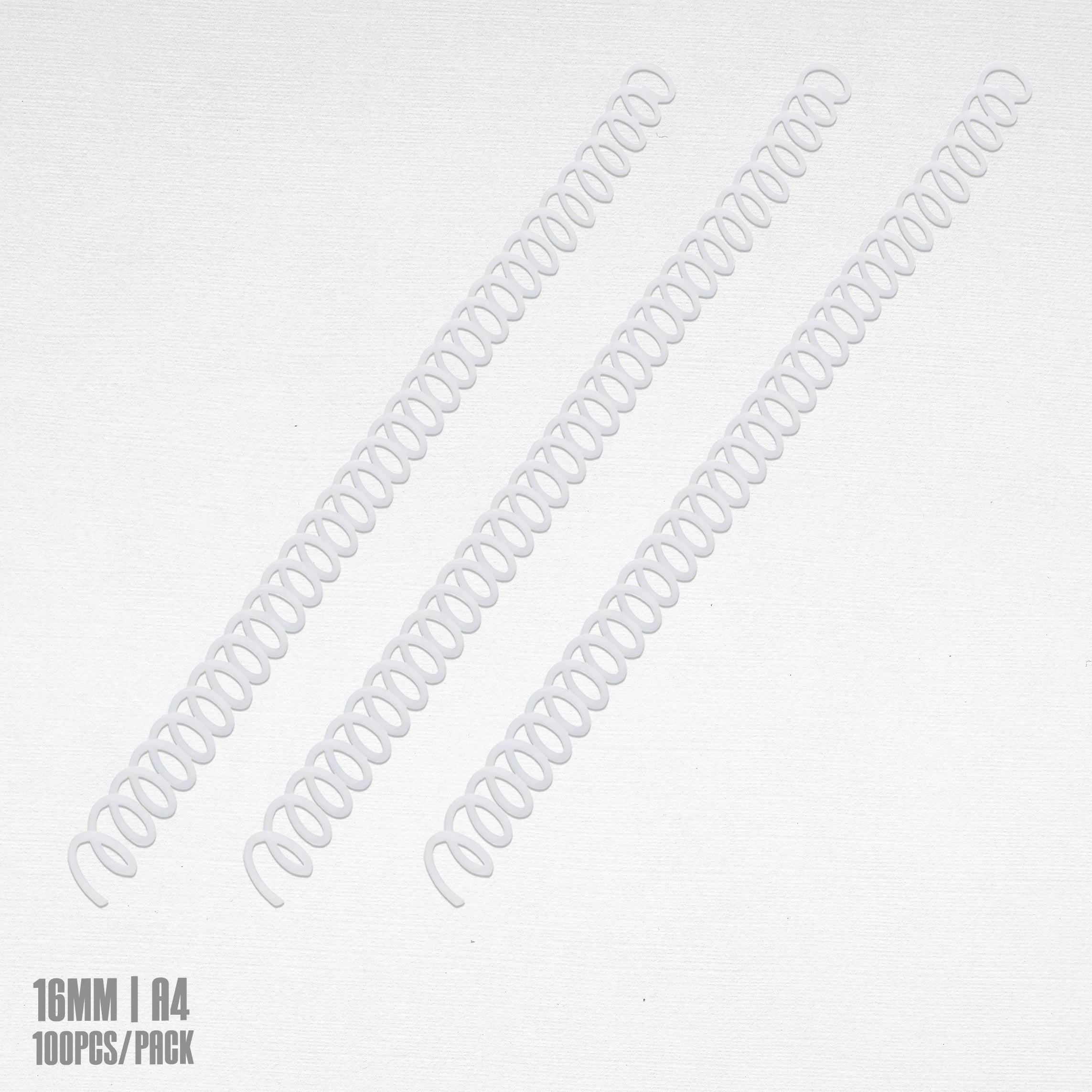 PLASTIC Spiral Binding Coil 100pcs/pack