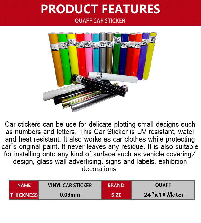 QUAFF Car Sticker PVC