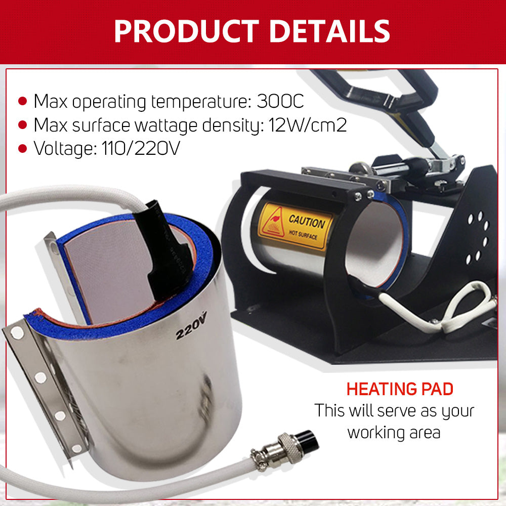 QUAFF Heating Pad for Mug Press