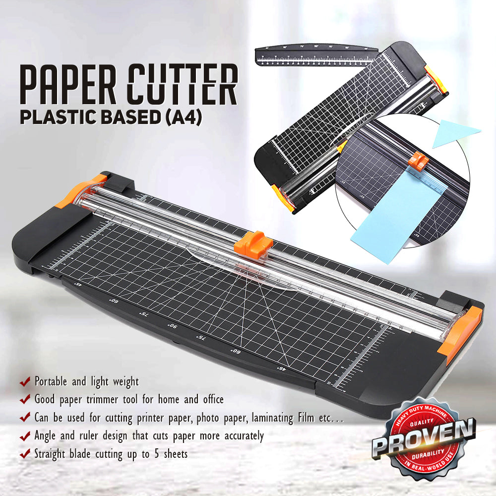 Paper Cutter Plastic Based(A4 size)