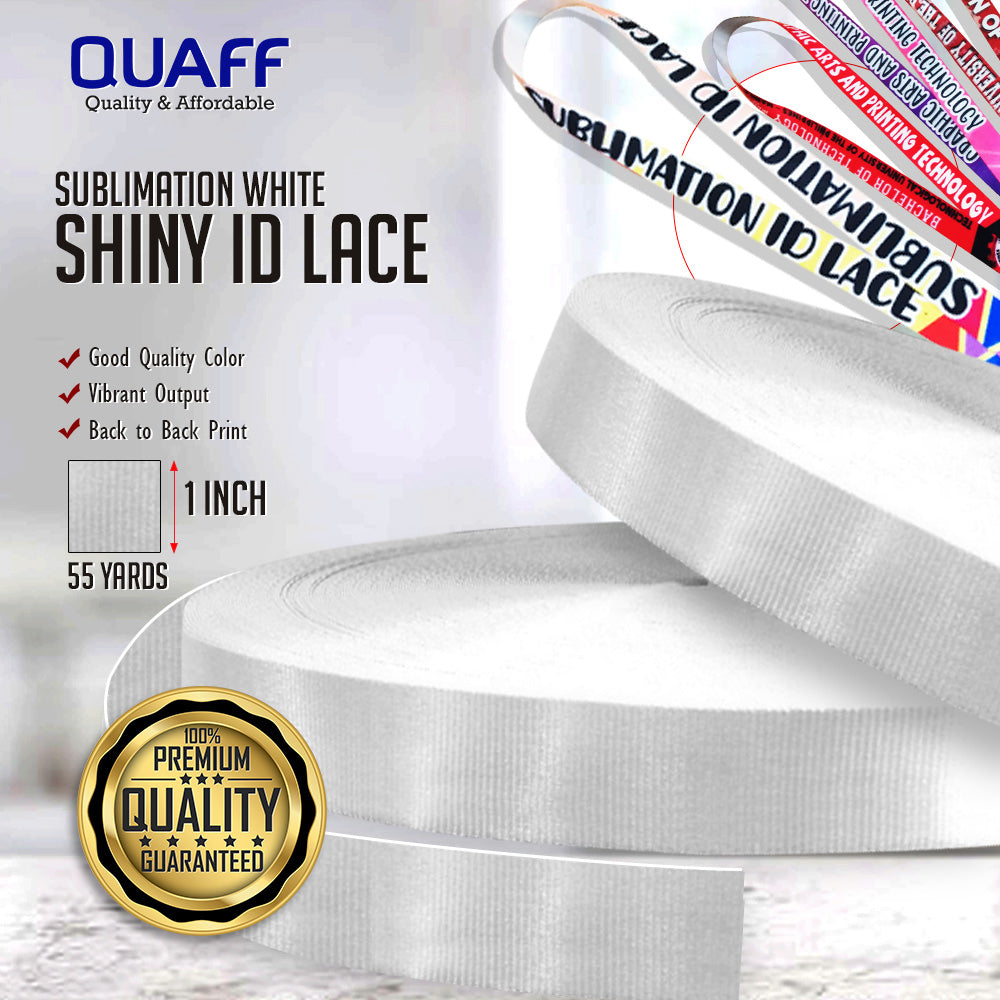 Sublimation ID Lace Shiny white(55yards/roll)