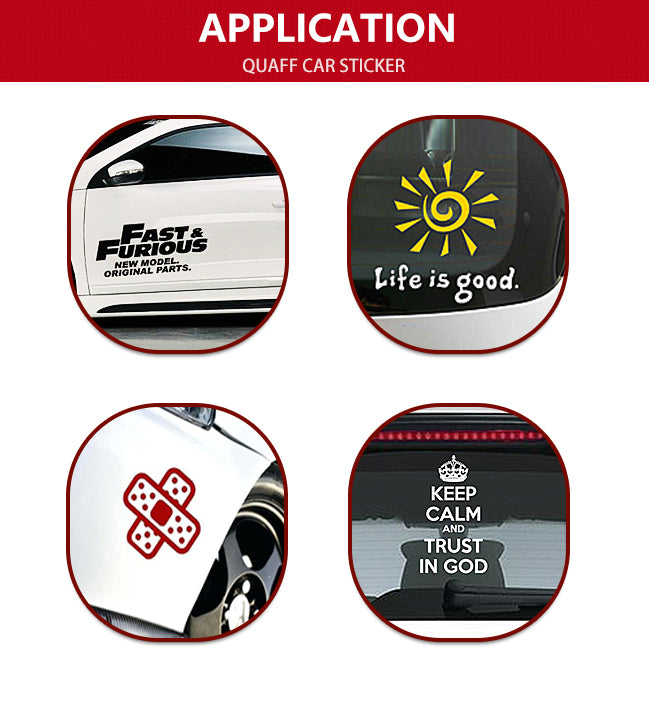 QUAFF Car Sticker PVC