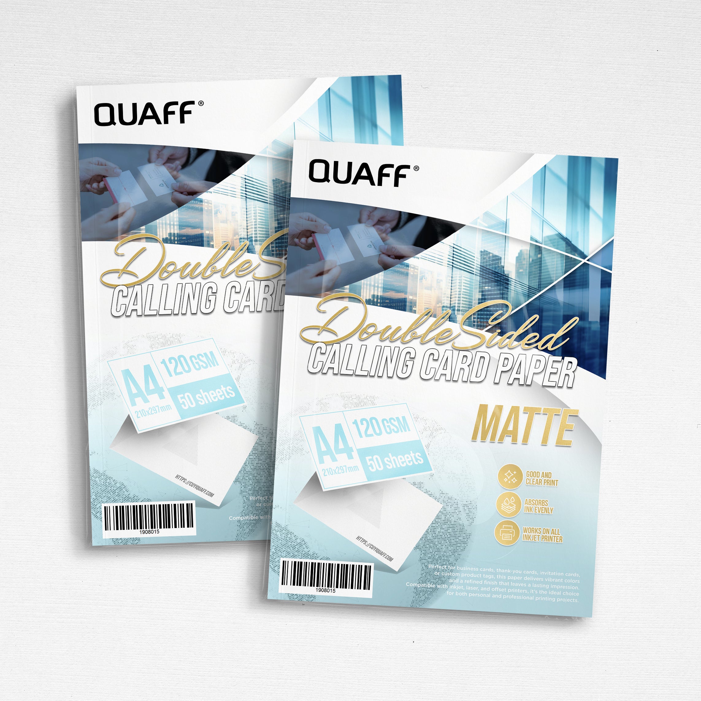 Double Sided Matte Calling Card Paper