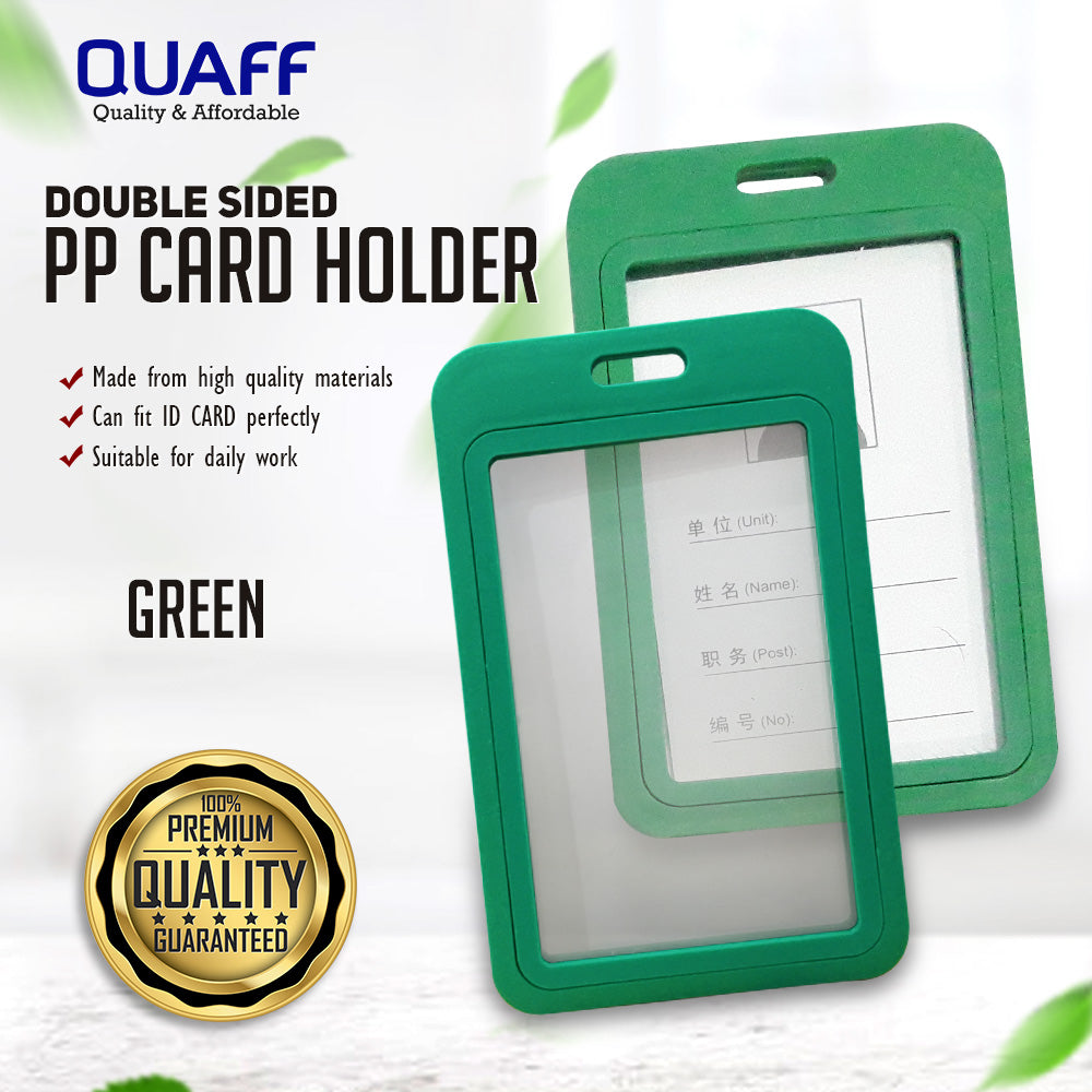 Double-side PP Card Holder 5PCS