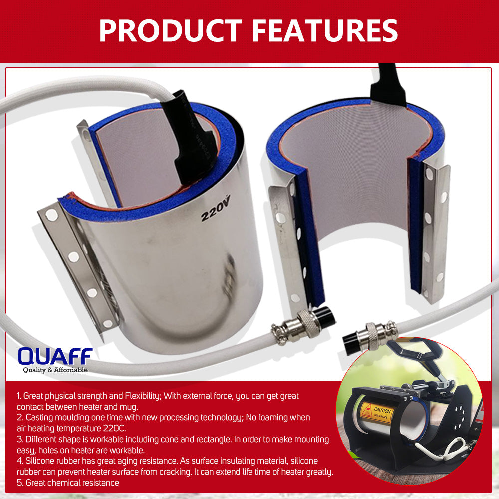 QUAFF Heating Pad for Mug Press