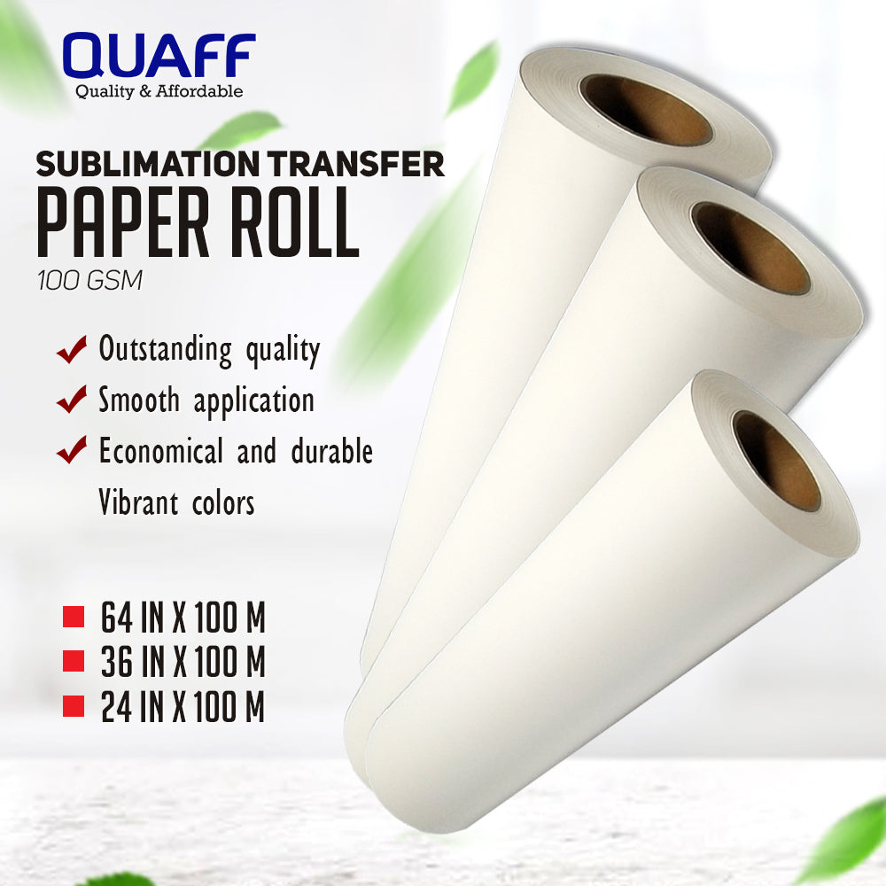 Sublimation Paper Roll 24" 36" 64" x 100m