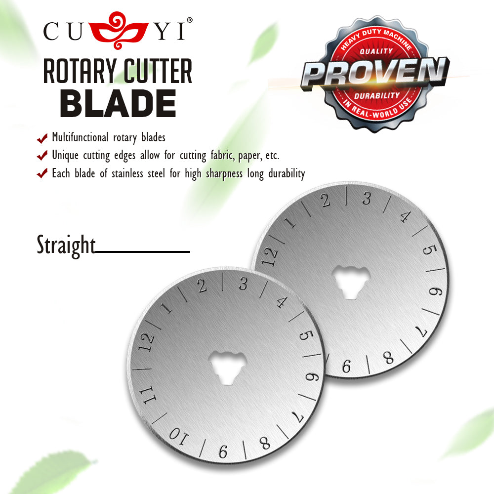 Rotary Cutter Replacement Blade Straight Wave Perforated