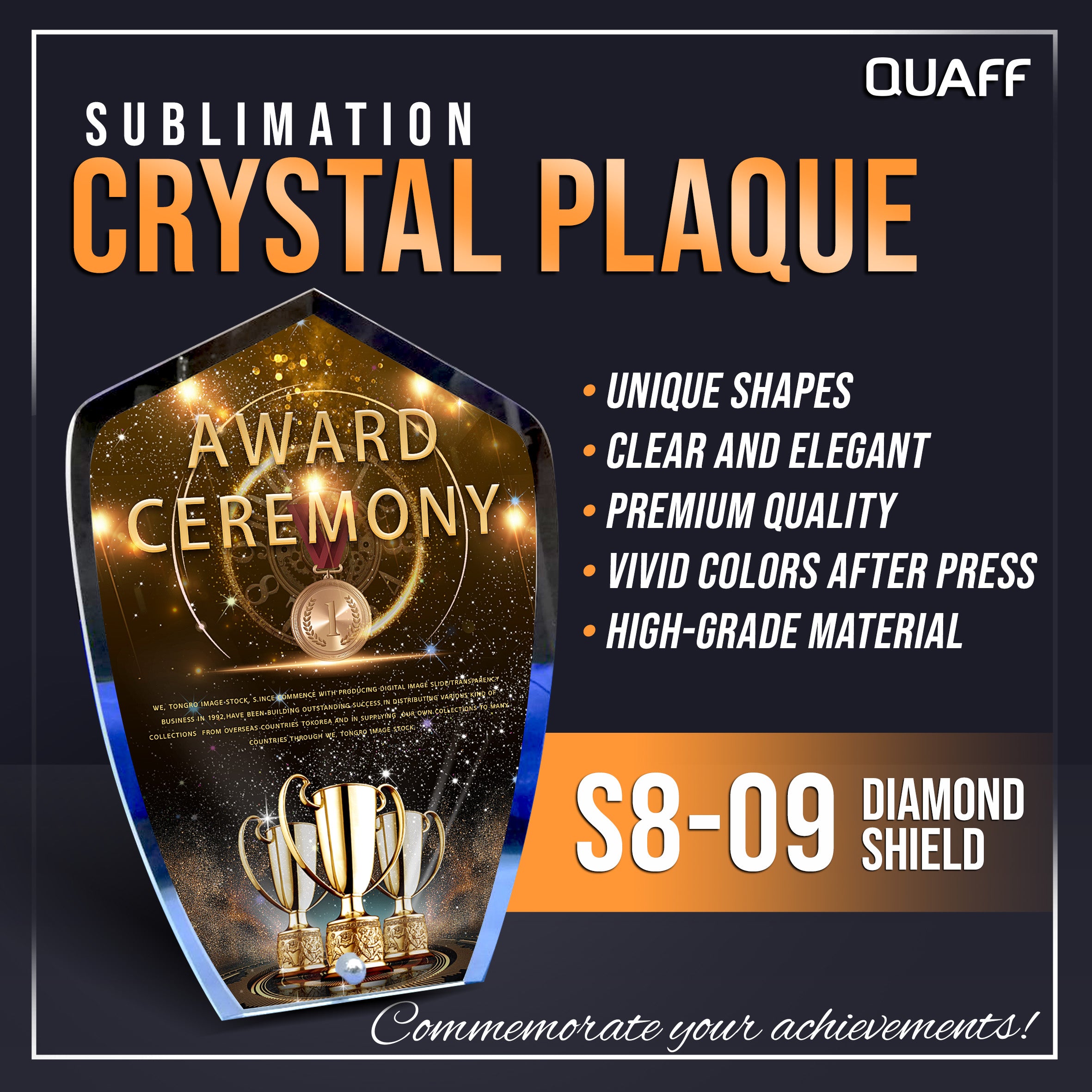 Sublimation Plaque S8