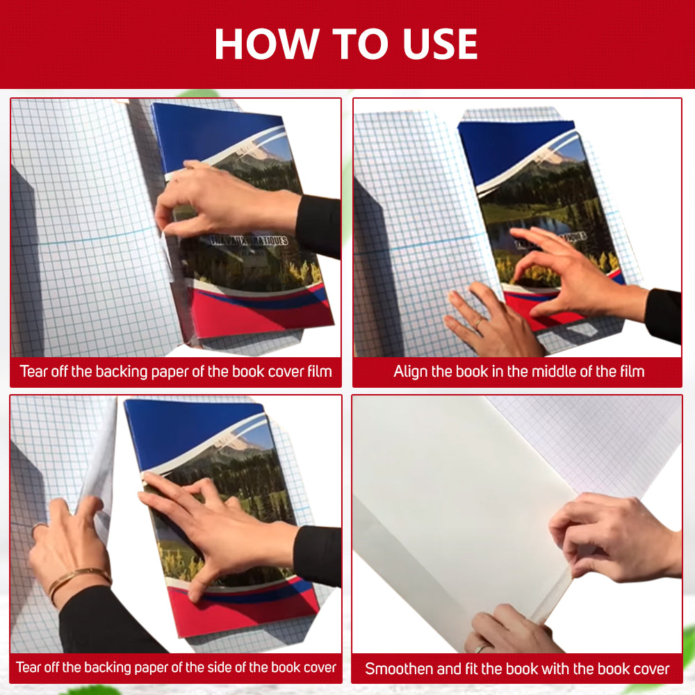 QUAFF SELF-ADHESIVE BOOK COVER