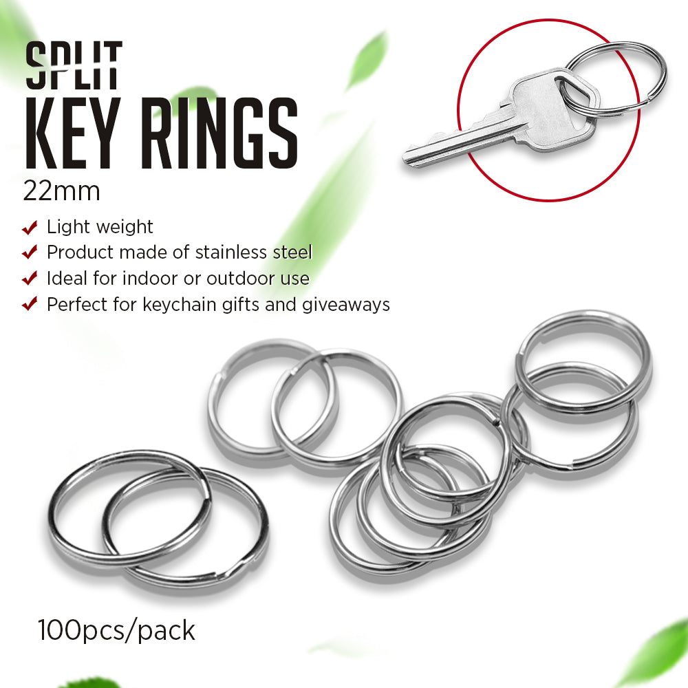 Key Ring Flat // Split (100pcs/pack)