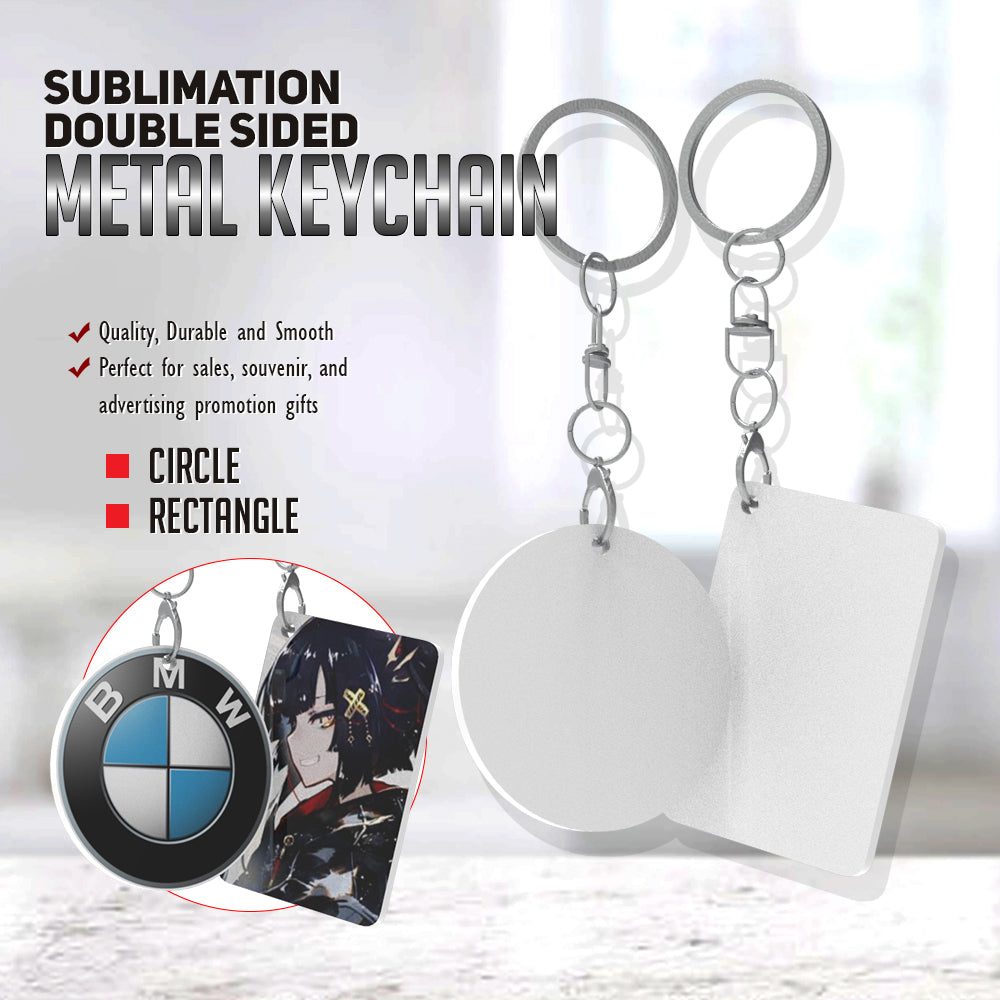 Sublimation Double Sided Metal Keychain