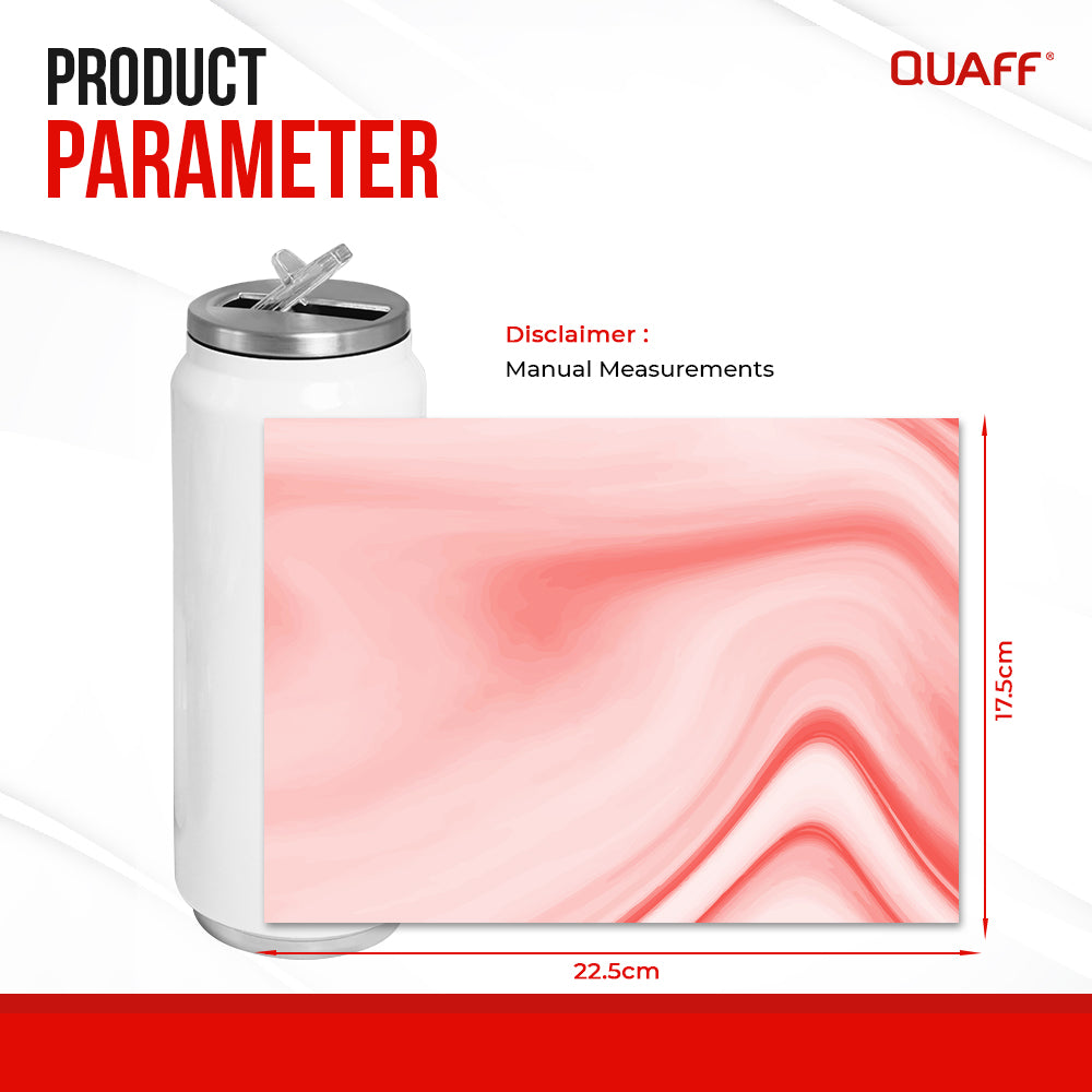 QUAFF Coated Stainless steel coke mug 500ml white