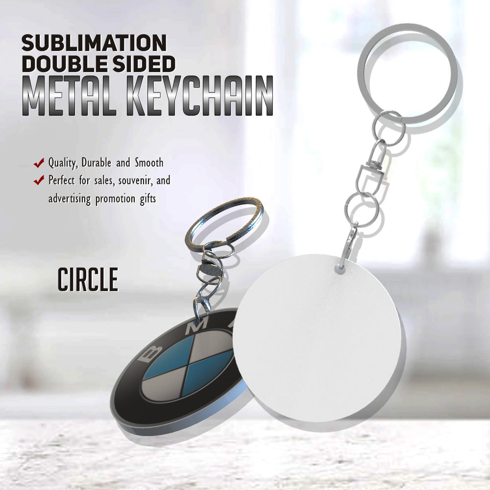 Sublimation Double Sided Metal Keychain