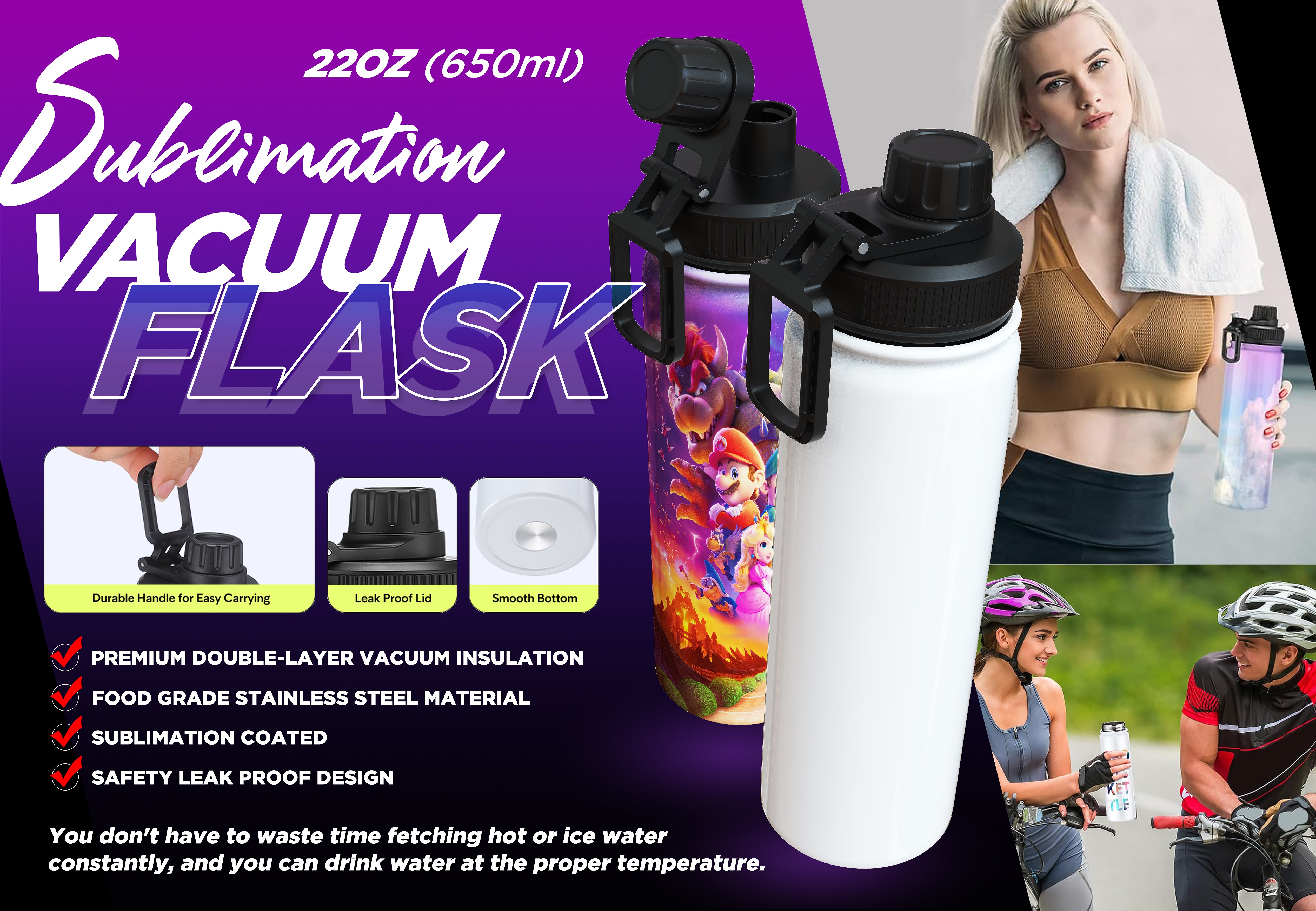 Sublimation Vacuum Flask 650ml