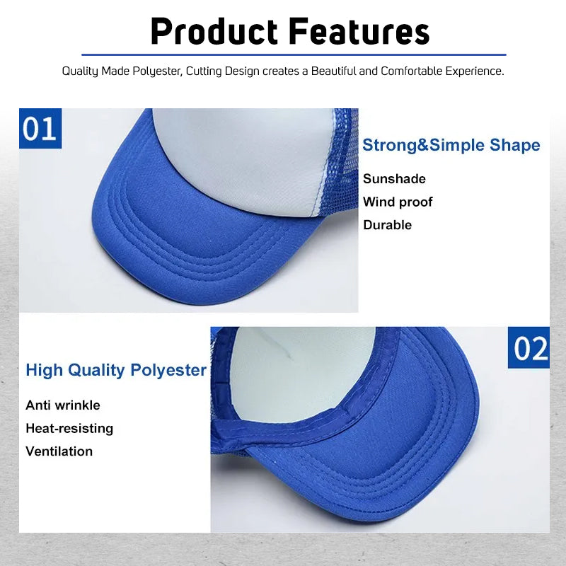 Sublimation Polyester Mesh Cap