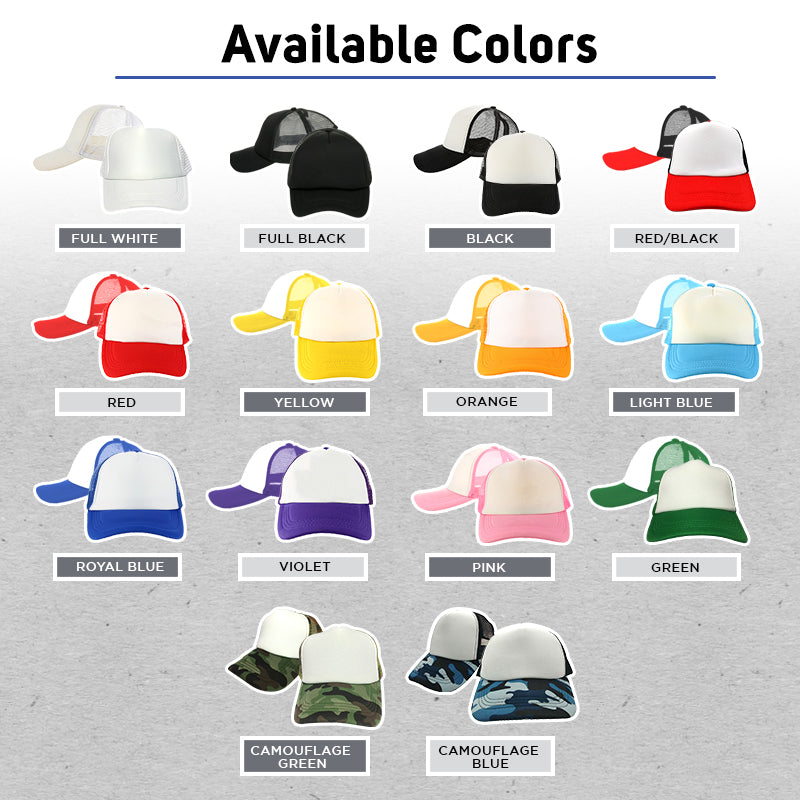 Sublimation Polyester Mesh Cap