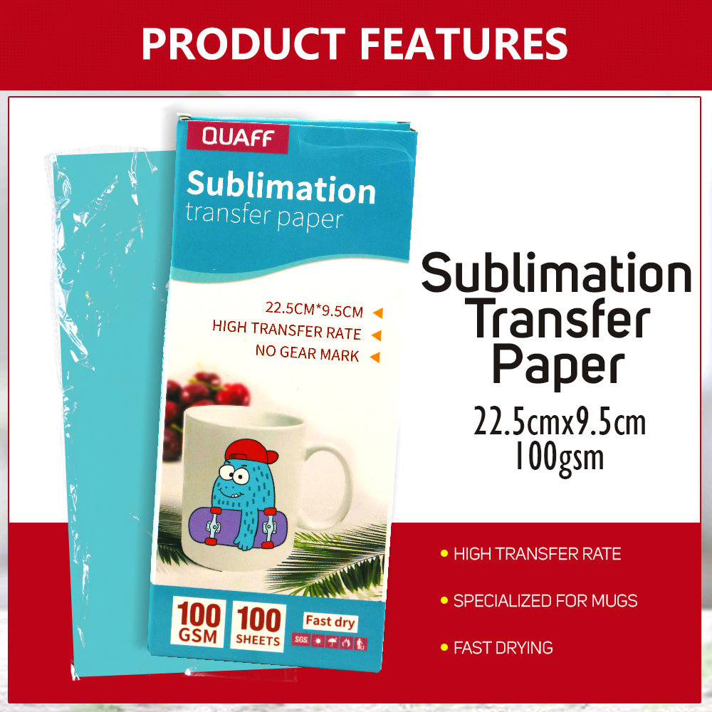 Sublimation Paper for Mugs (22.5cm x 9.5cm)