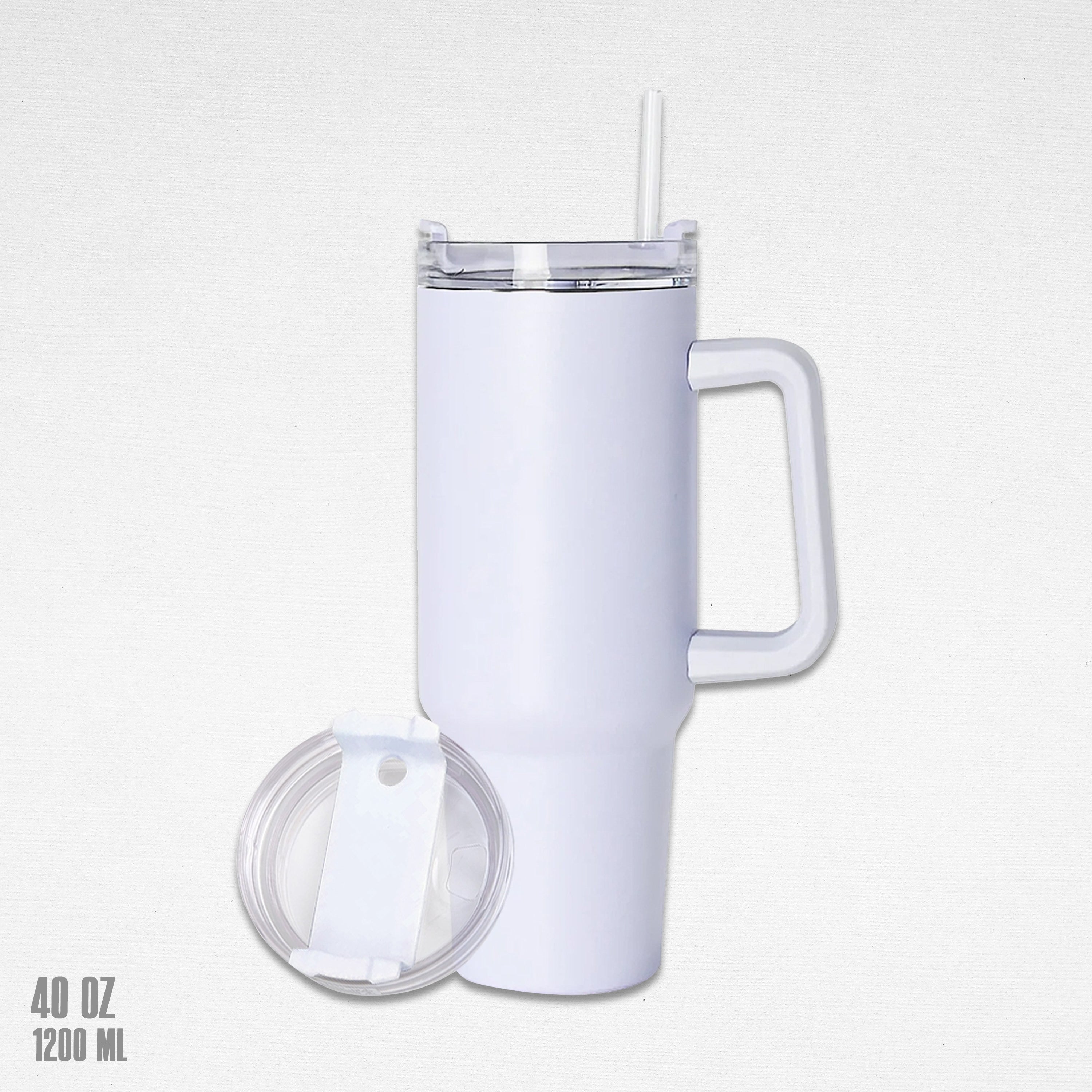 Sublimation Coated Cars mug (40Oz-1200ML) White