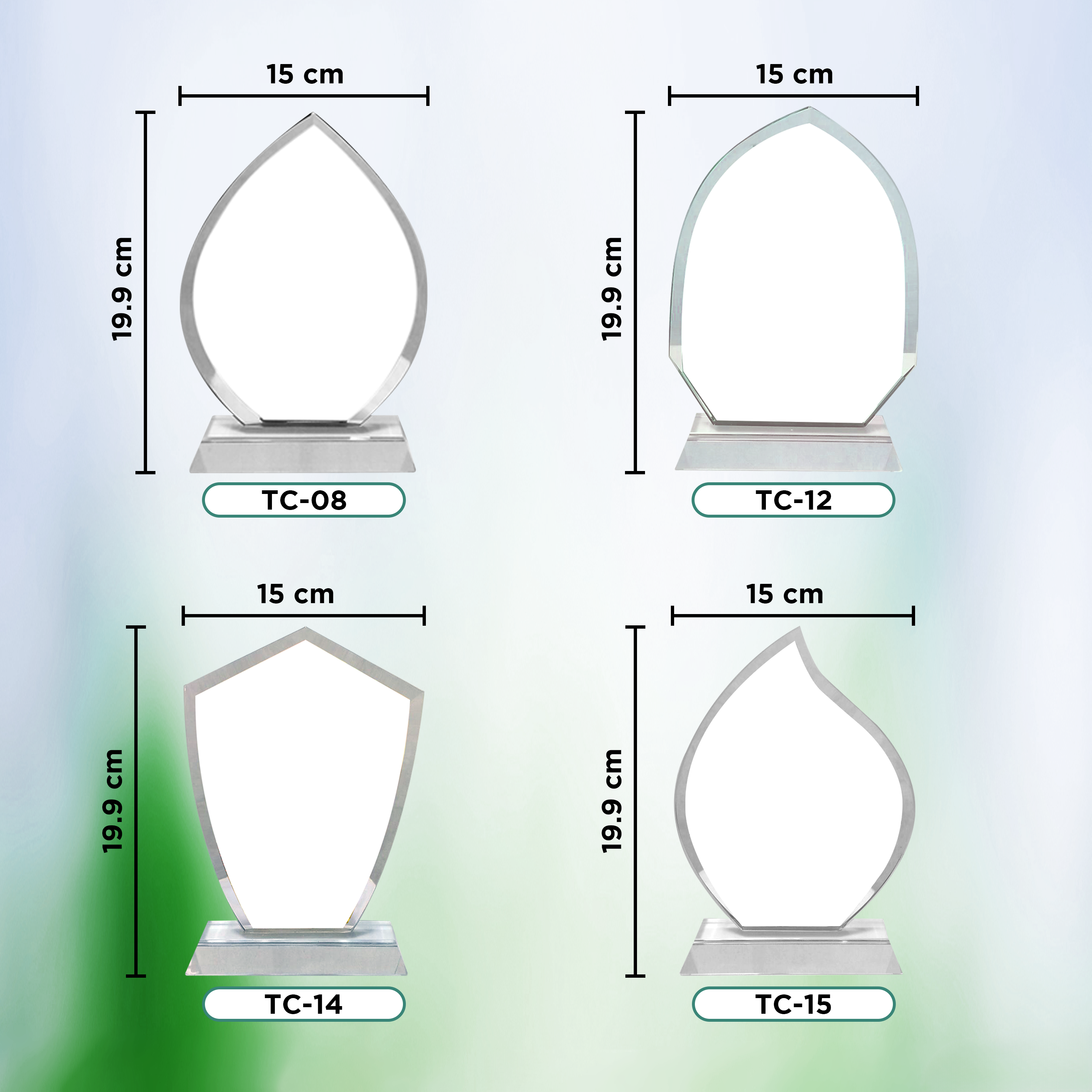 Sublimation Crystal Plaque