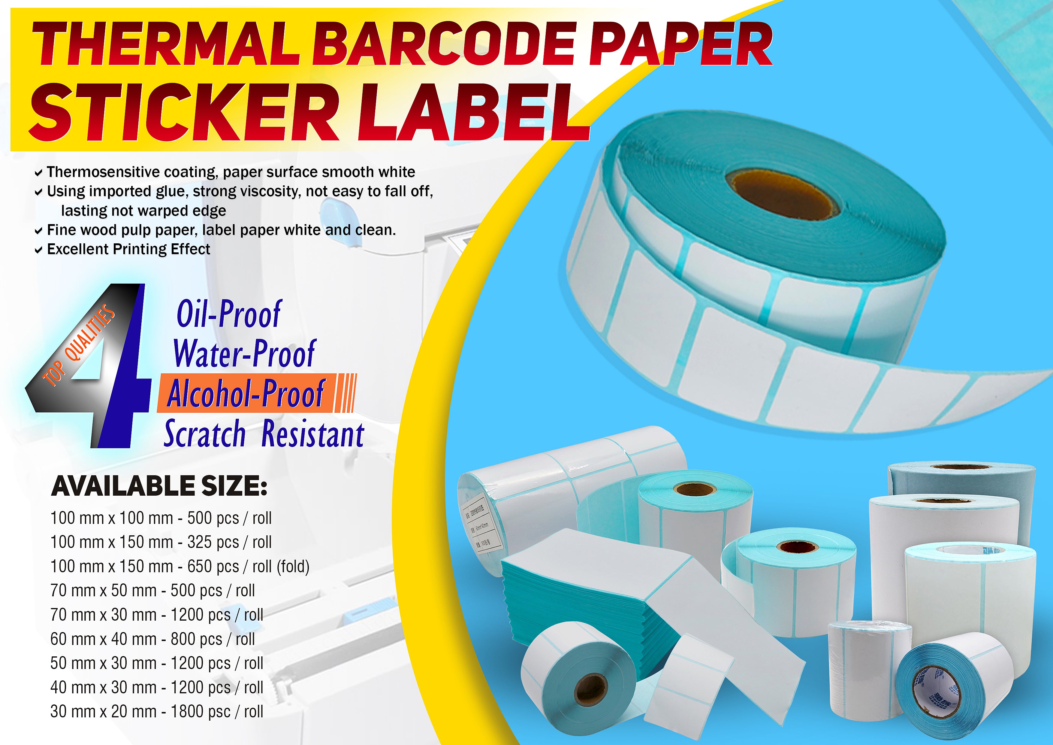 Thermal Sticker Paper