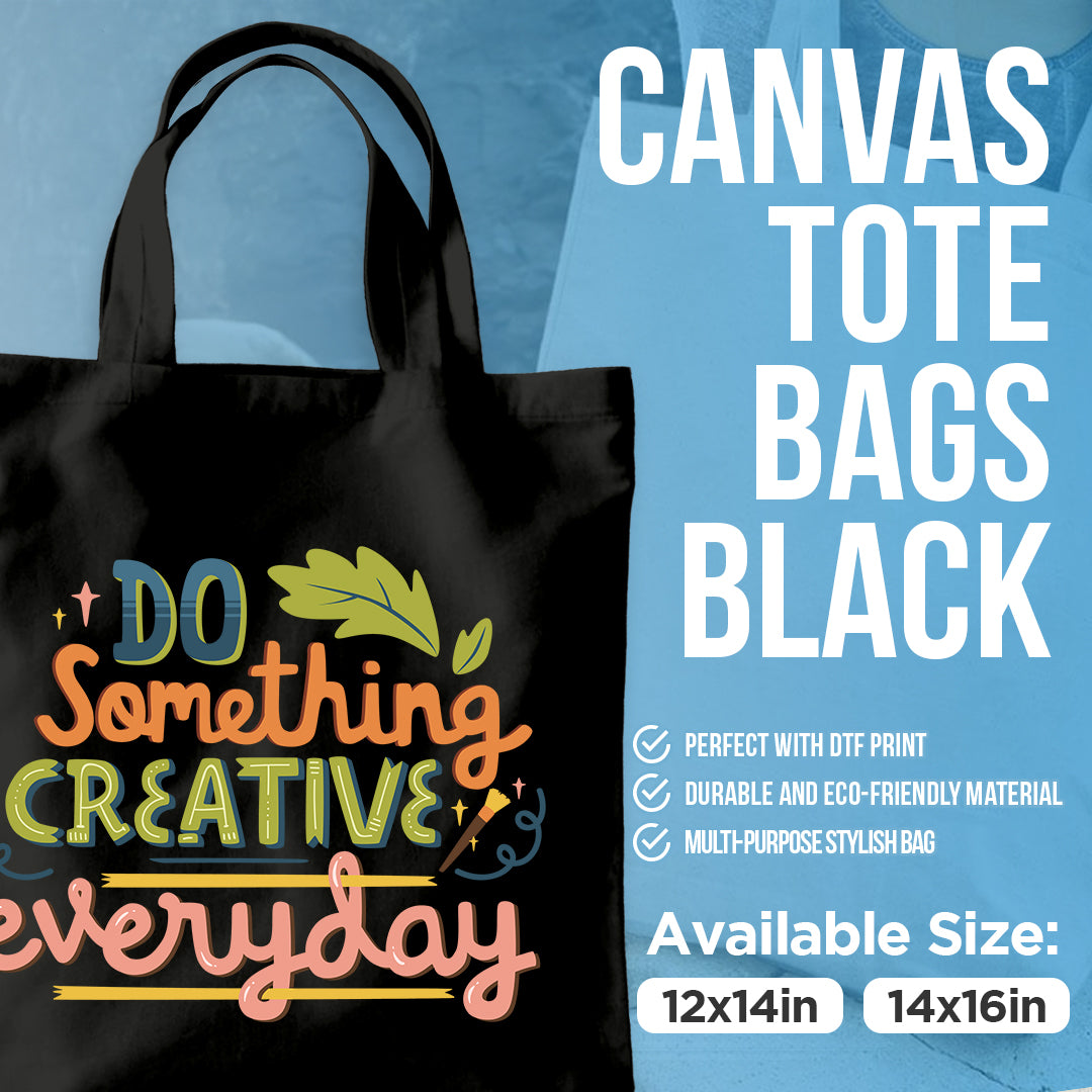 Canvas Tote Bag Black