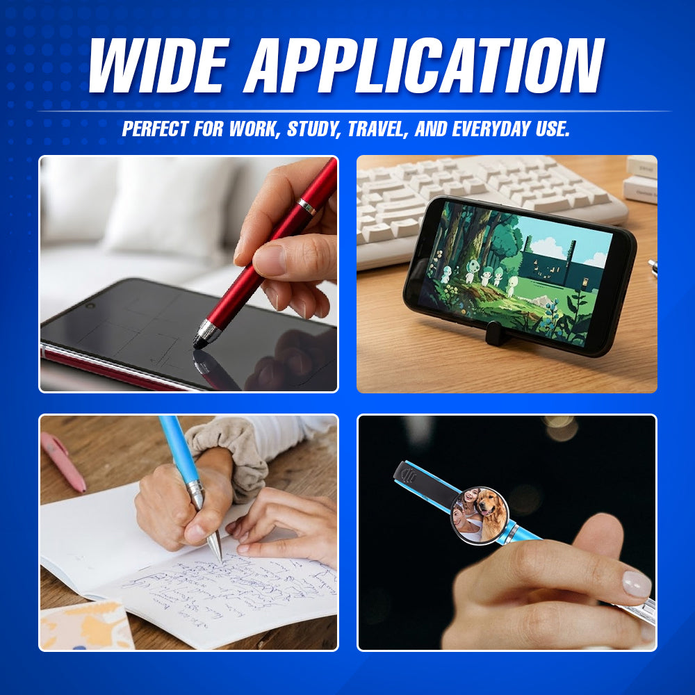 Sublimation Badge 3in1 Stylus Pen (black ink 1mm)