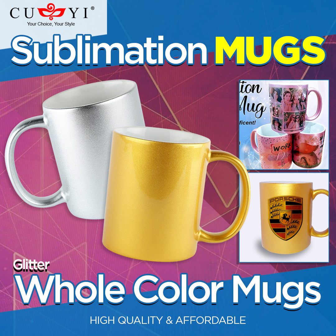 Whole Color Mug Glitter 11oz