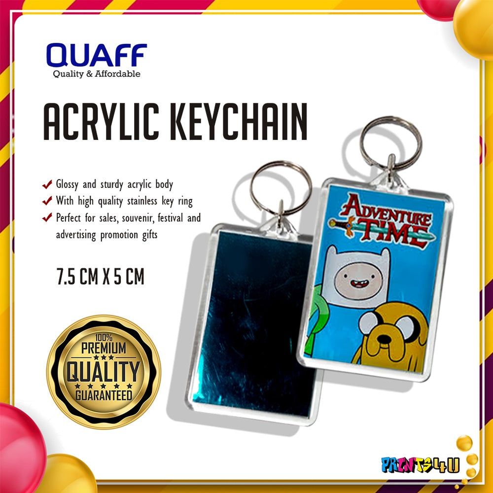 Photo Insert Acrylic Keychain Openable Key Chain 100 Pcs Pack