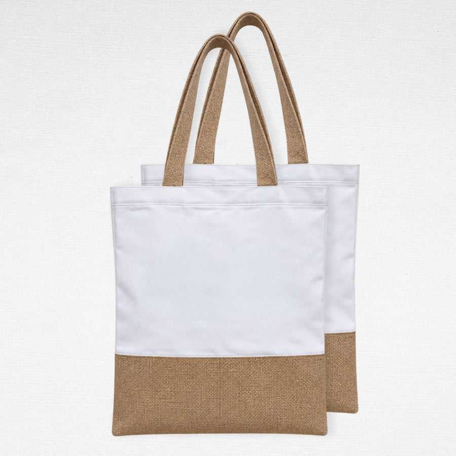 Abaca Canvas Patchwork Bag