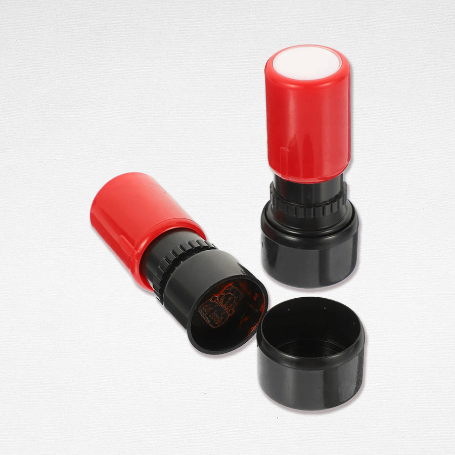 Blanks- 35x40mm Printable Photosensitive Self-Inking Key Chain Stamp Set For School And Office Use