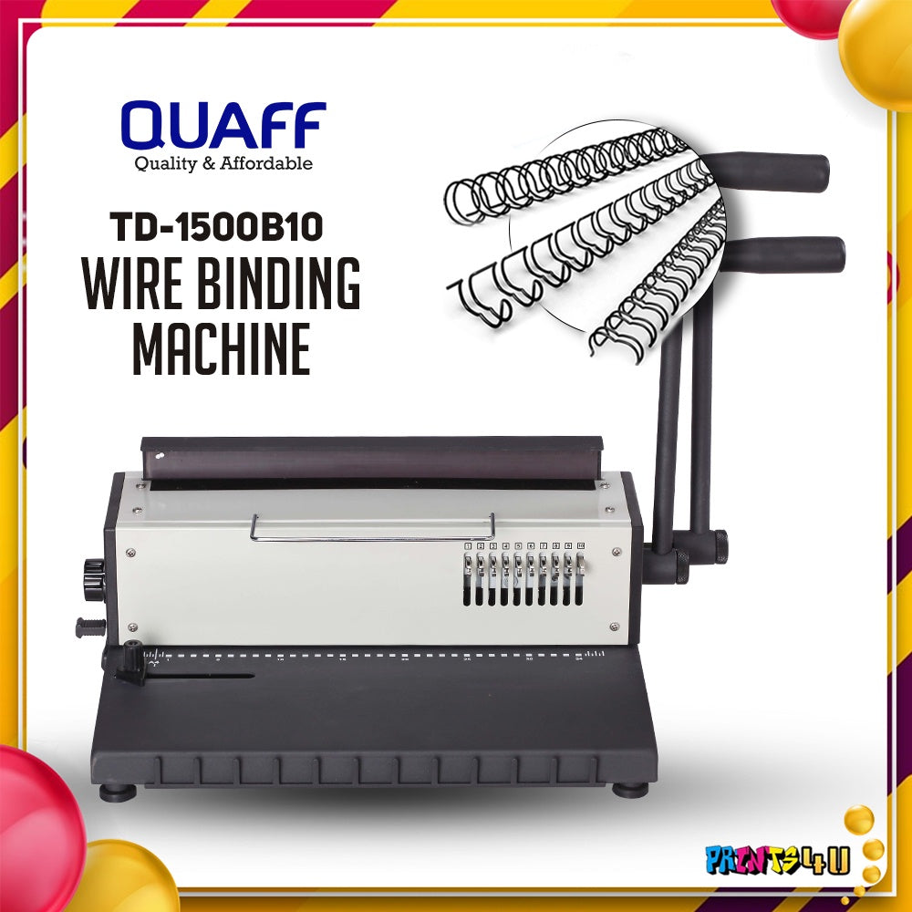 Quaff Binding Machine A4 Size Heavy Duty Binder