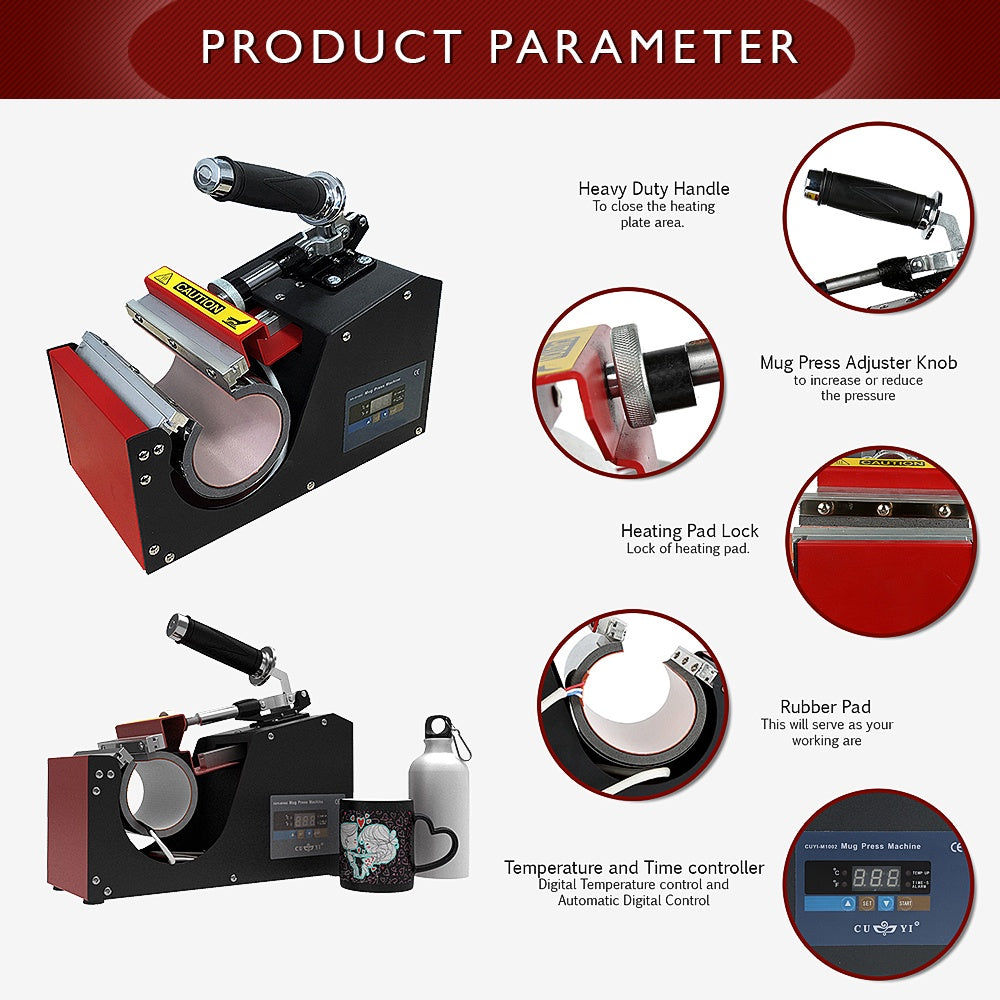 1310#CUYI Mug Press (CUYI)