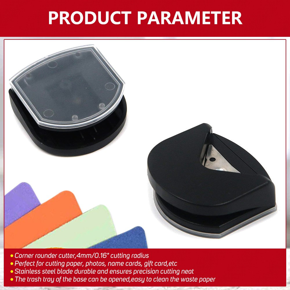 3in1 R4mm R7mm R10mm Corner Rounder Puncher Paper Photo Scrapbooking Tools For Diy Crafts
