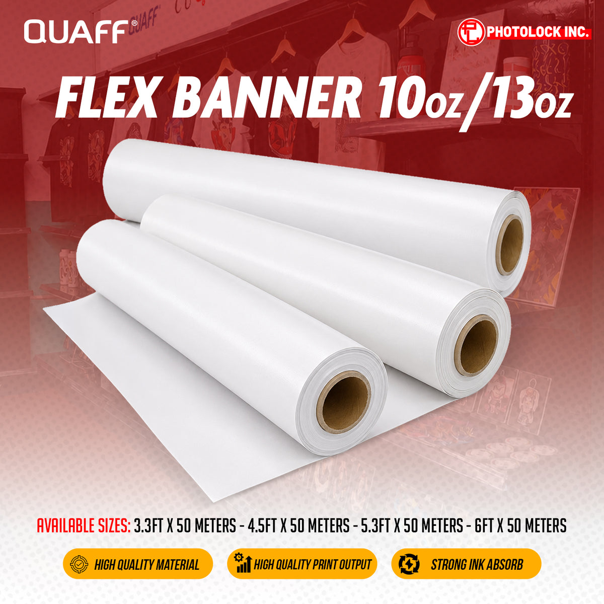 Flex Banner 10OZ/13OZ Frontlit Glossy