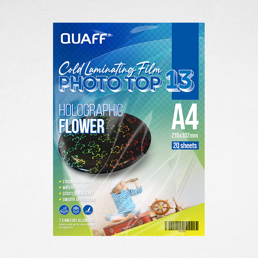 Quaff Cold Laminating Photo Top (20sheet/pack)