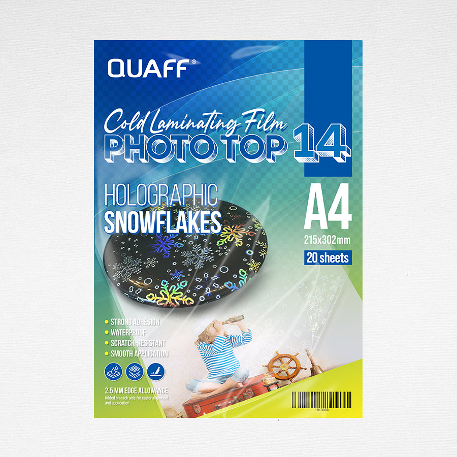 Quaff Cold Laminating Photo Top (20sheet/pack)