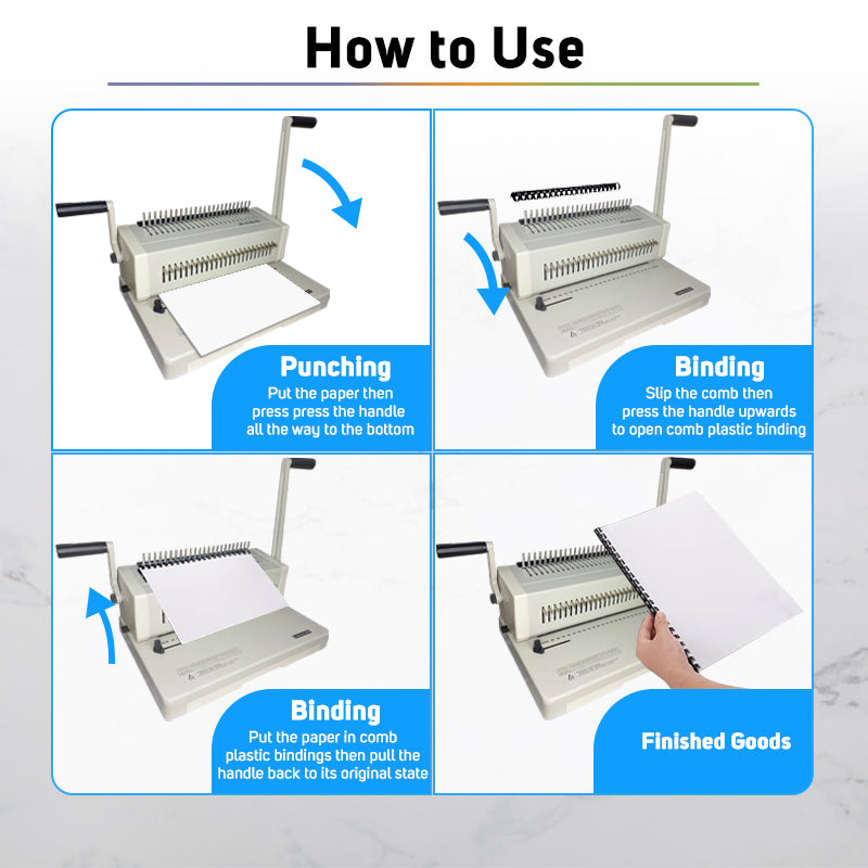 Comb Binding Machine F4 (Long/Legal)