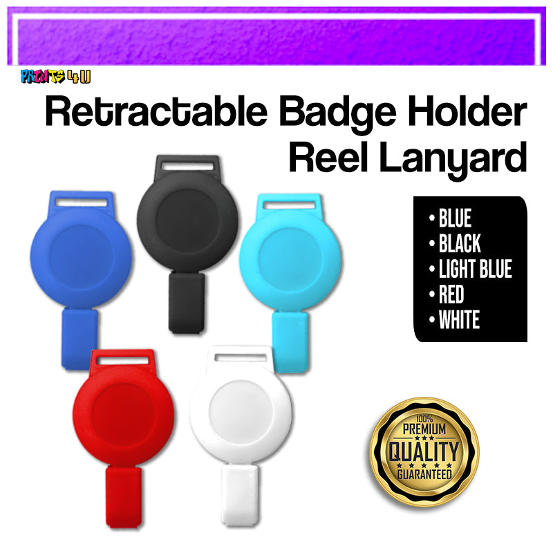 Retractable Reel Badge Holder 10pcs