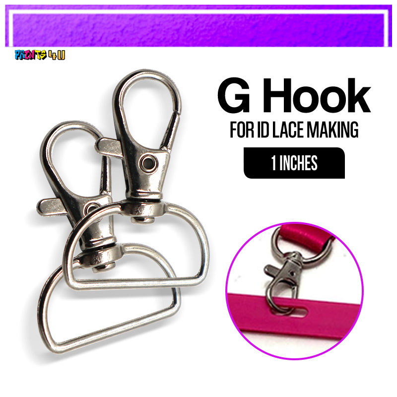 100pcs Id Hook For Lace Lanyard Making G-Hook Ordinary Plastic Trapezoid