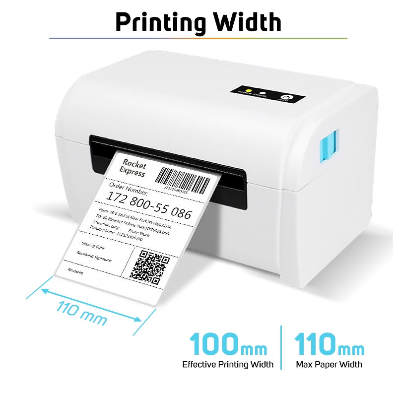 POS-9200 PC/Cellphone Bluetooth/USB Thermal Printer Waybill Label Barcode Android iOS Windows Mac