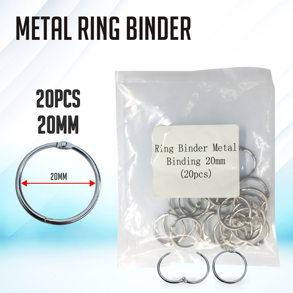 Metal Loose Leaf Book Binder Hoop Ring Handwork Multifunctional Keychain Circle Photo Album