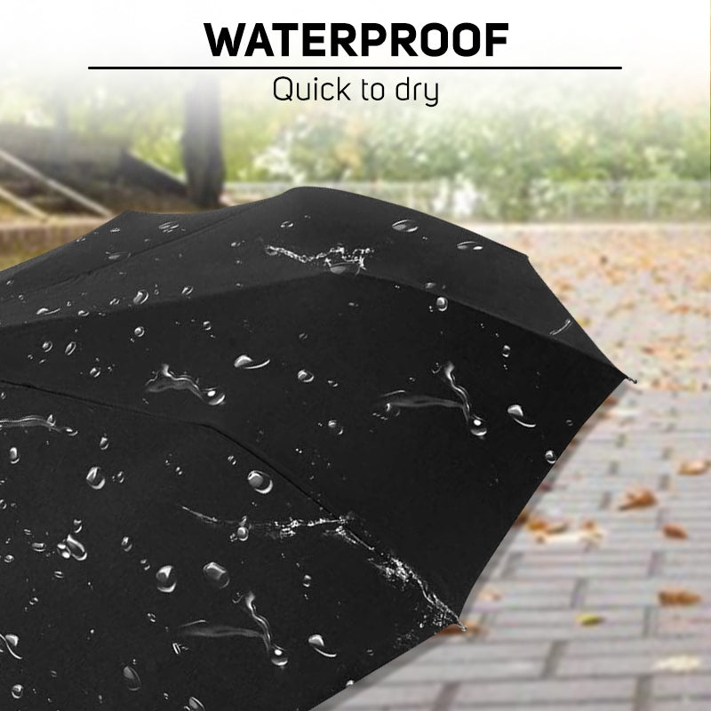 Black Foldable Umbrella Printable 3 Fold 8 Ribs Printable Umbrella