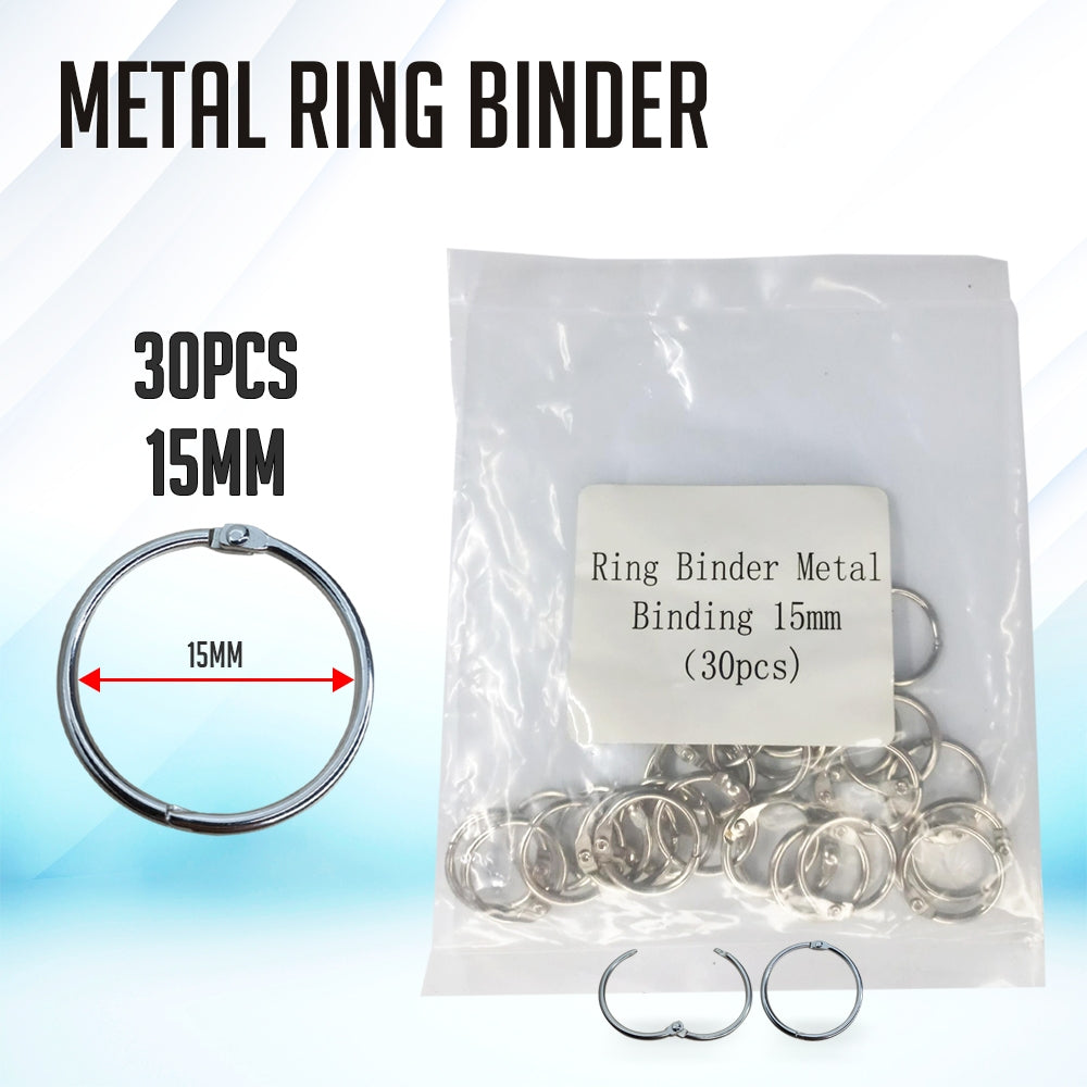 Metal Loose Leaf Book Binder Hoop Ring Handwork Multifunctional Keychain Circle Photo Album