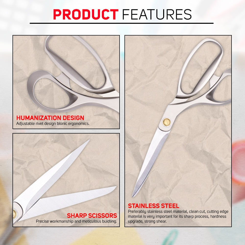 Muti-Purpose Heavy Duty Scissor 8 Inches & Zinc Alloy Tailor 8.5
