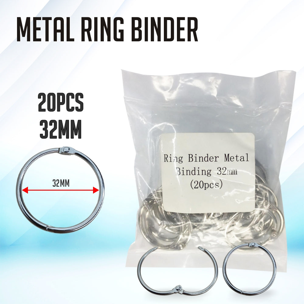 Metal Loose Leaf Book Binder Hoop Ring Handwork Multifunctional Keychain Circle Photo Album