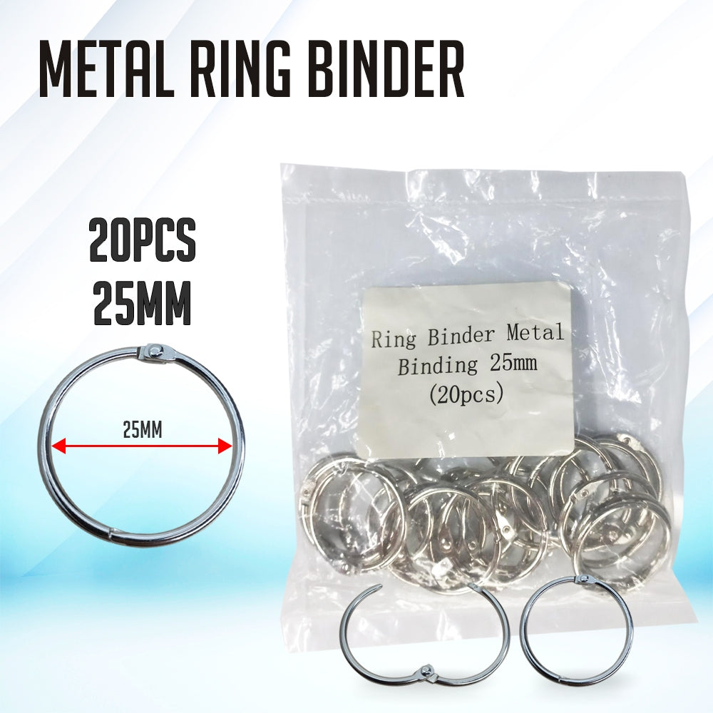 Metal Loose Leaf Book Binder Hoop Ring Handwork Multifunctional Keychain Circle Photo Album