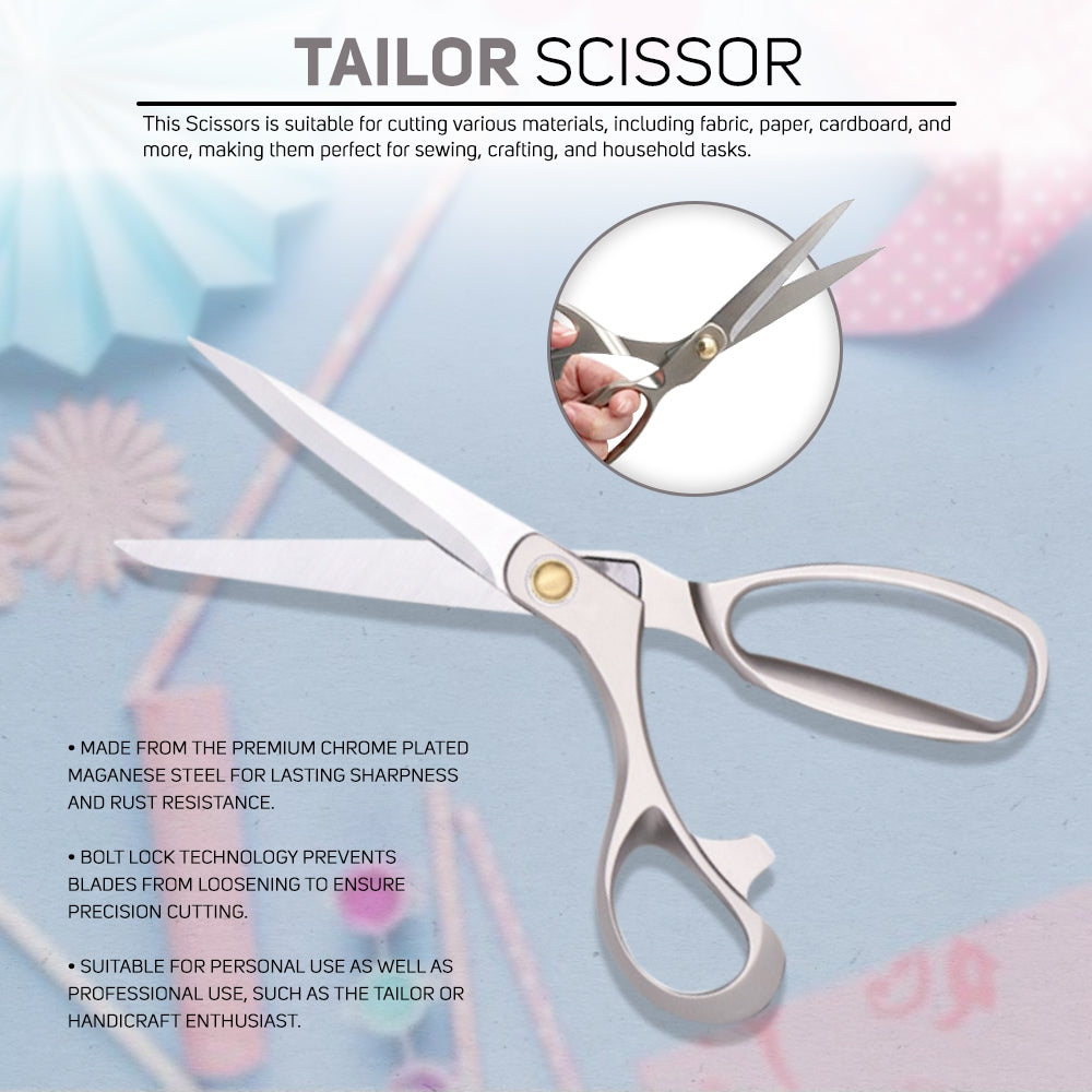 Muti-Purpose Heavy Duty Scissor 8 Inches & Zinc Alloy Tailor 8.5