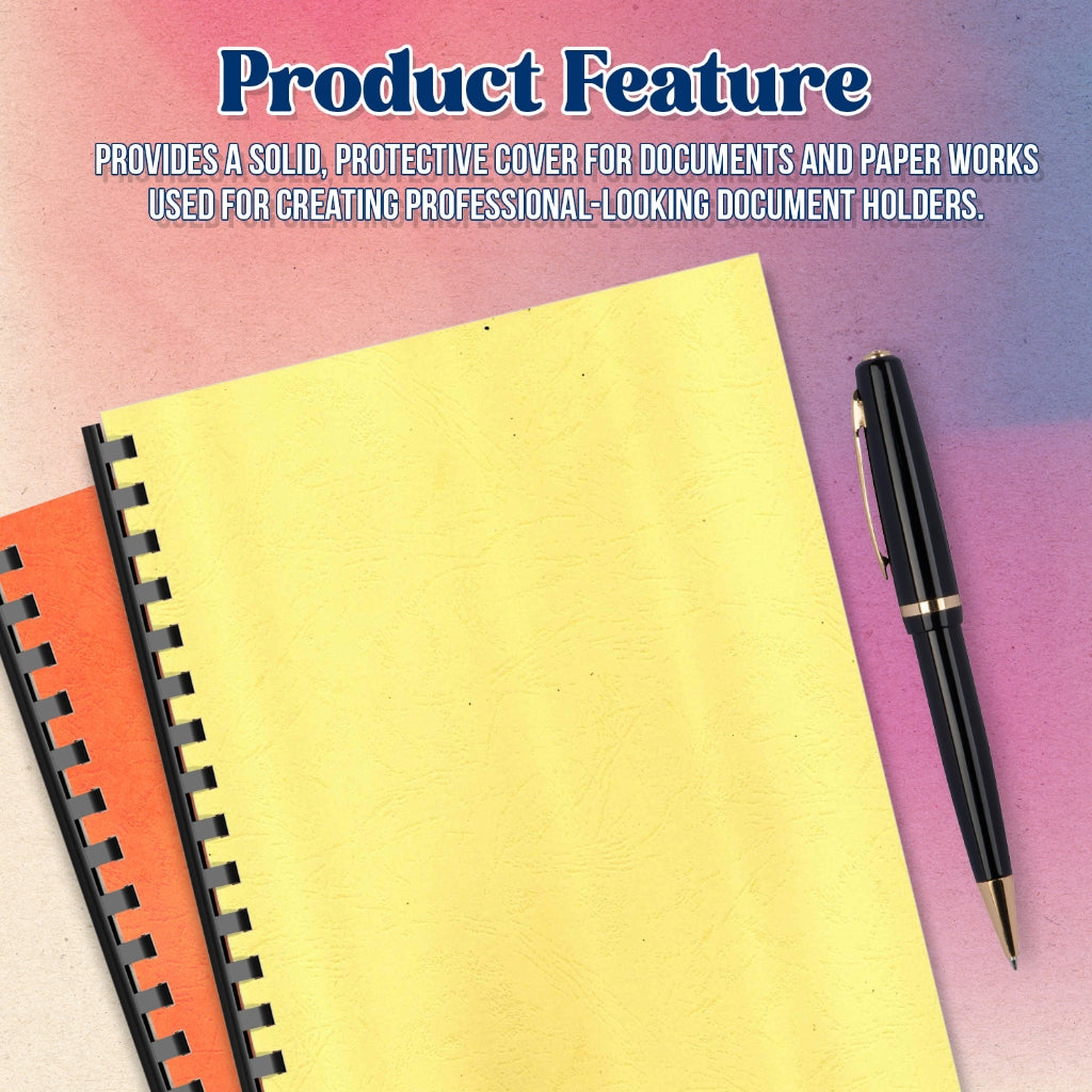 Quaff Morocco Board Paper Binding Cover 230GSM 10Sheets Textured Cover